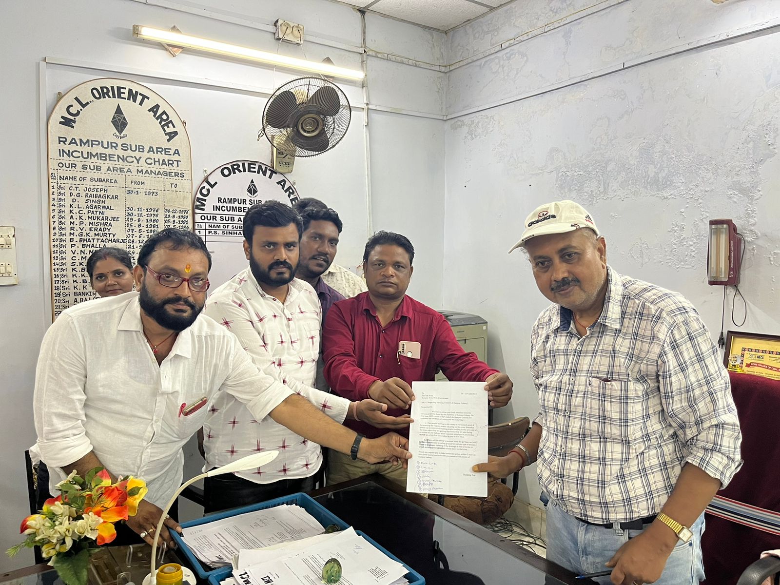 BJP Leaders Meet Rampur Coal Mining Sub-...